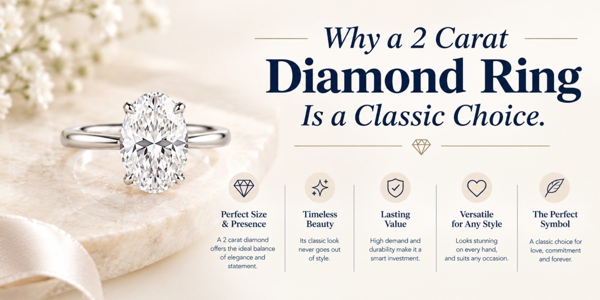 Why a 2 Carat Diamond Ring Is a Classic Choice